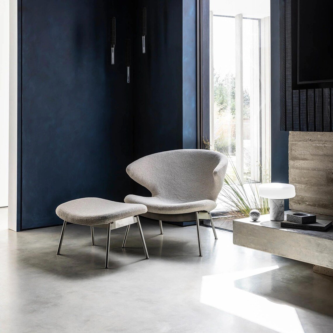 Modern Swivel Lounge Chair, Minimalist Accent Armchair